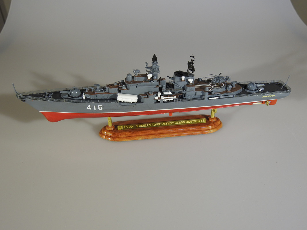 Russian Sovremenny Class Destroyer, 1/700 Dragon -klar DSCN3806