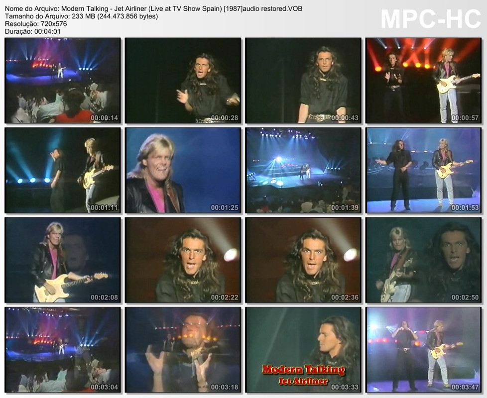 Modern Talking - Jet Airliner (Live at TV Show Spain) [1987]audi