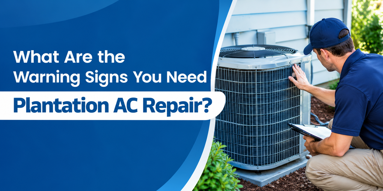 What Are the Warning Signs You Need Plantation AC Repair