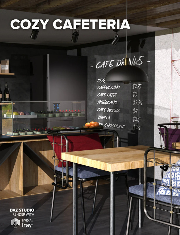 cozy cafeteria 00 main daz3d