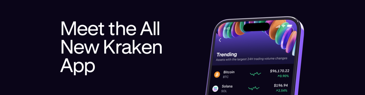Kraken App – 20 EUR w BTC za obrót na 100 EUR + 20 EUR w BTC za polecenie Meet-the-All