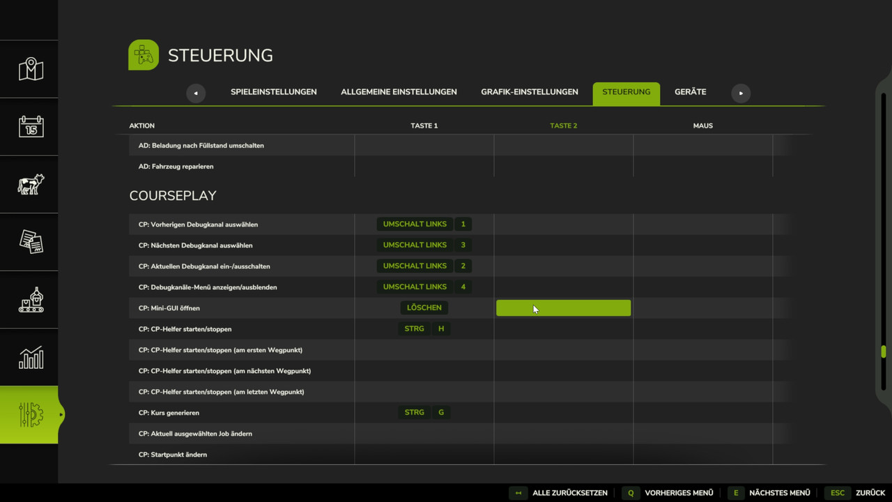 LS25 Steuerung Coursplay