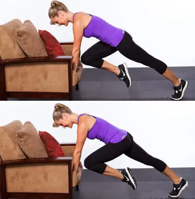 Couch Mountain Climbers cardio exercise