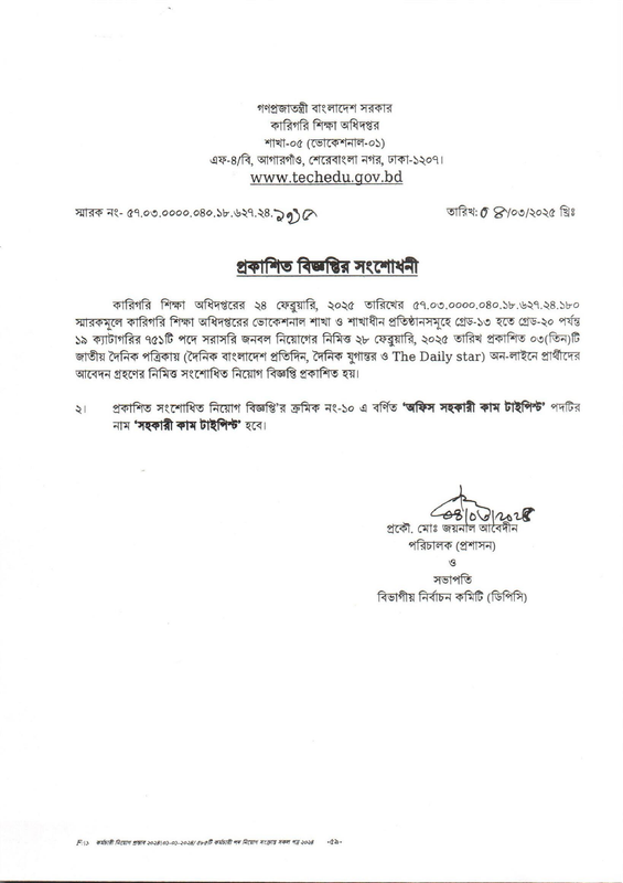 DTEV-Revised-Job-Circular-2025-PDF