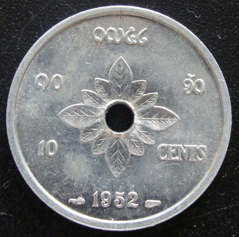 Laos. 10 Céntimos de Piastra (1952) LAO-10-C-ntimos-Piastra-1952-rev