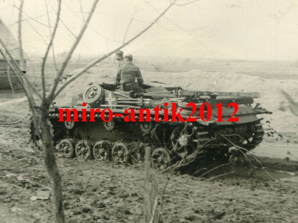 Foto, Wehrmacht, Panzer, Sturmgeschütz im Einsat