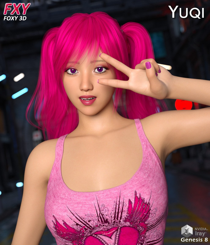 FXY Yuqi For Genesis 8 Female FXY Yuqi For Genesis 8 Female