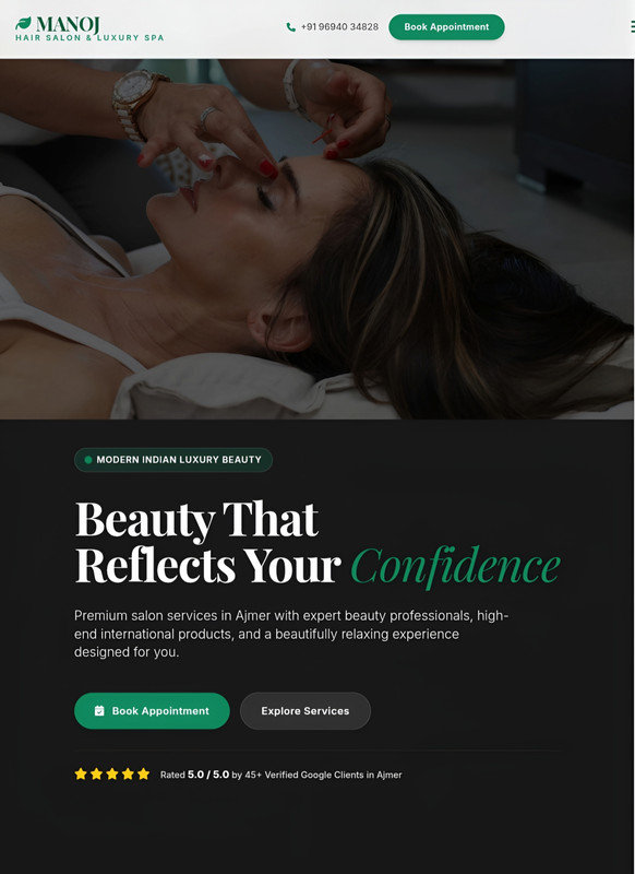 Hair Salon Website