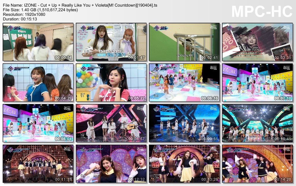 IZONE - Cut   Up   Really Like You   Violeta[M! Countdown][19040