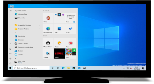 Microsoft Windows 10 Pro Insider Preview 21H1 Build 20262 ITA