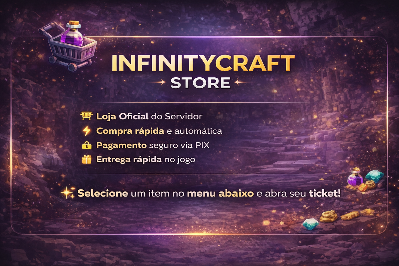 Loja oficial do Infinity Craft