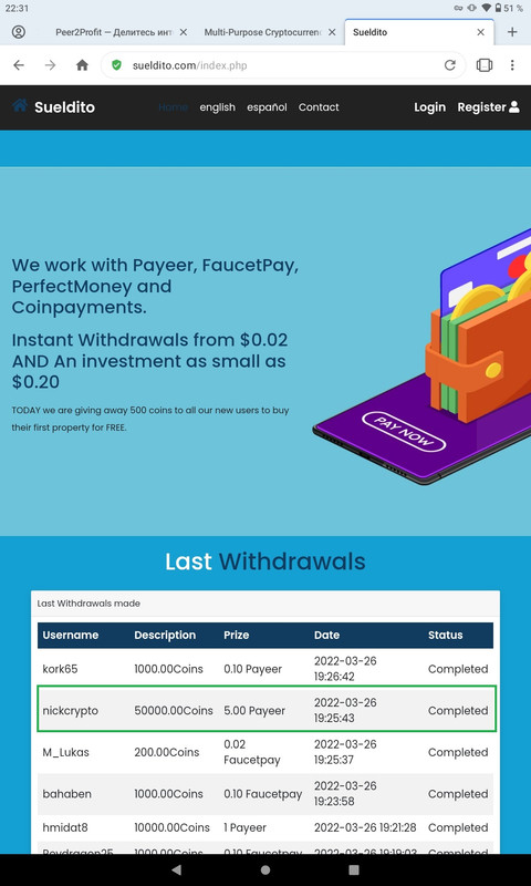 Sueldito.com-Passive Income from Virtual Property without Tasks/Instant Withdraw in Cryptocurrency Advertisements_Screenshot-2022-03-26-22-31-11-366