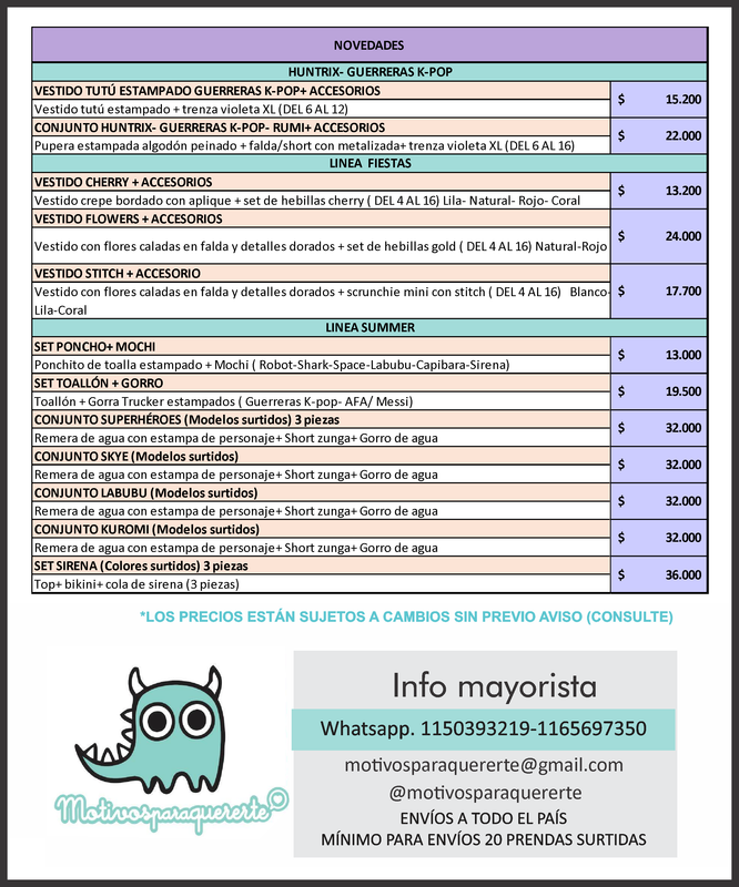 00-LISTA DE PRECIOS X MAYOR NOVEDADES 28 11