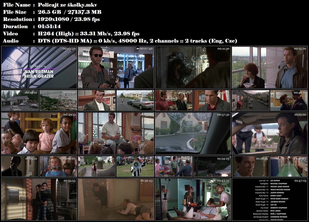 Policajt ze školky / Kindergarten Cop (1990)