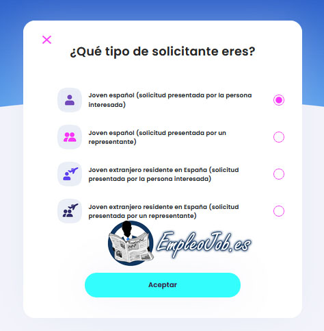 tipo solicitante para elbono cultural