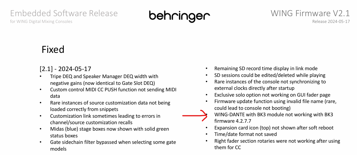 Regarding Dante fix for  4.2.7.7