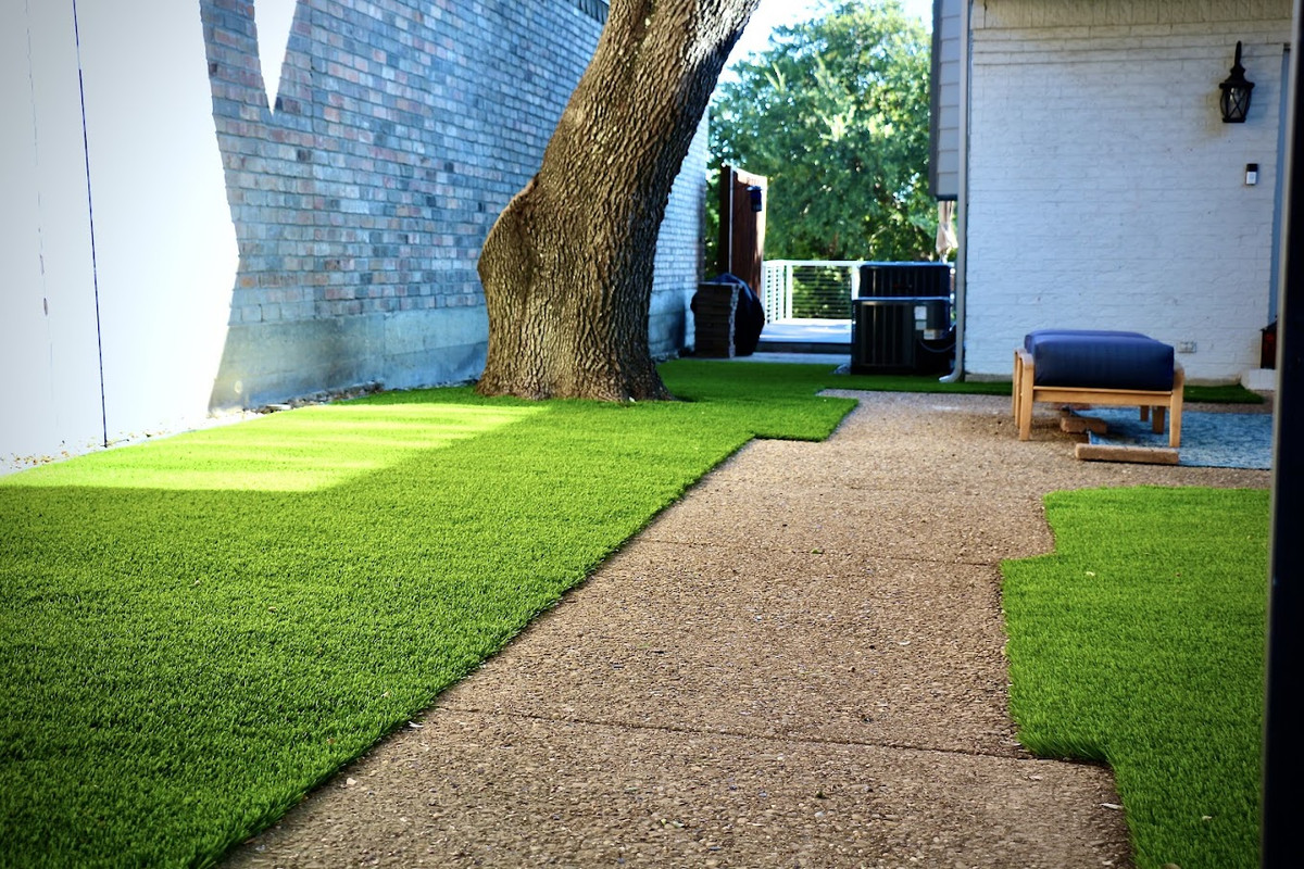 artificial turf installation