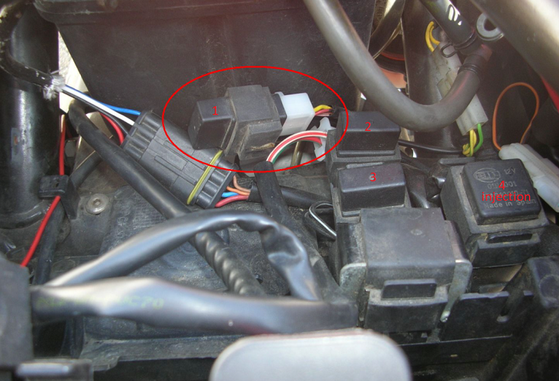 Relais démarrage 1200 sport