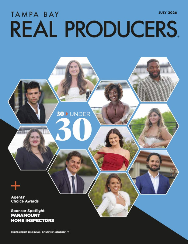 Tampa Bay Real Producers July 2026 cover featuring Selena Perez