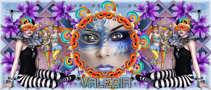 Mascara de Carnaval valeria