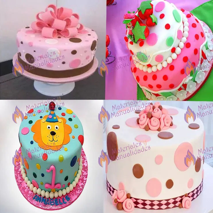 Molde expulsor círculo para apliques en tortas decoración de galletas