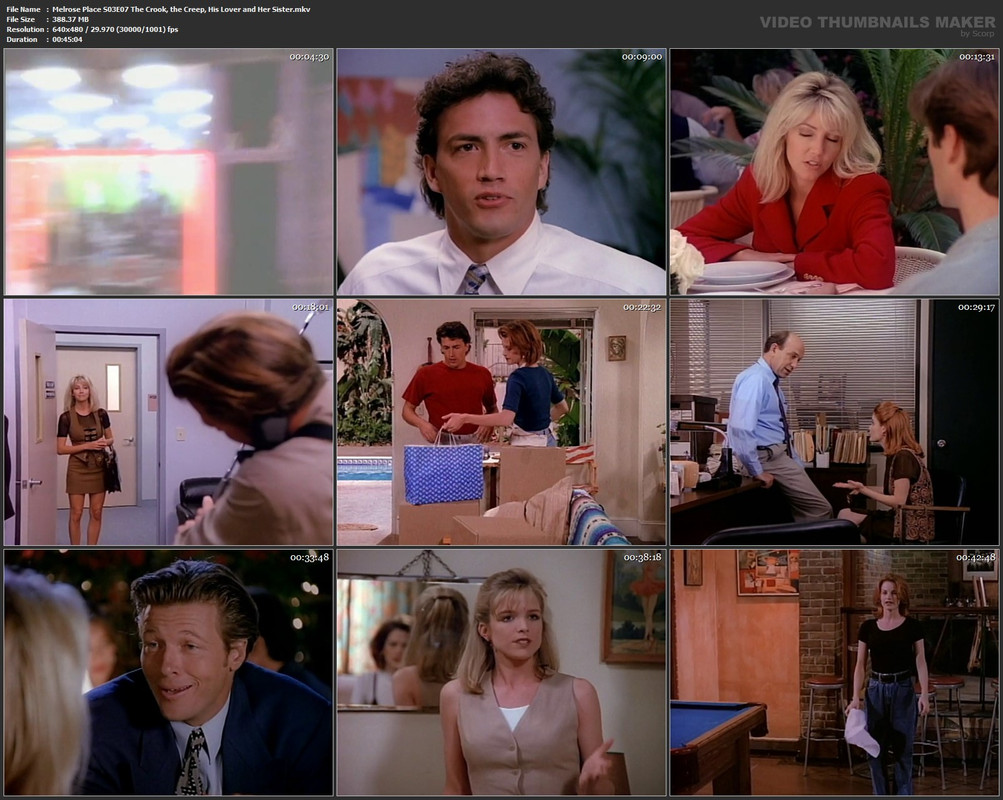 Melrose Place S03E07 The Crook, the Creep, His Lover and Her Sister.mkv