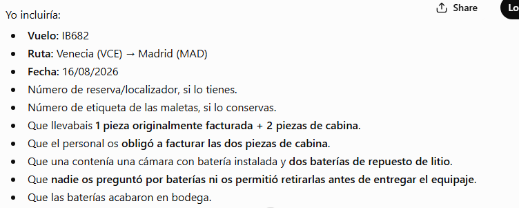 Mala experiencia con Iberia - Foro Denuncias o Malas Experiencias