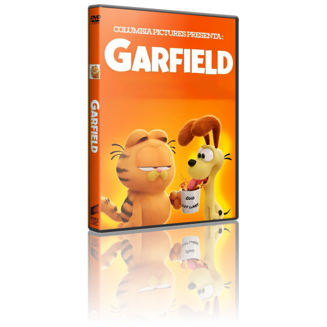 Portada - Garfield La Película [DVD9 Full][Pal][Cast/Ing/Fra/Cat][Sub:Varios][Animación][2024]