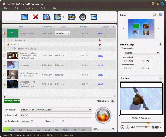 ImTOO AVI to DVD Converter 7.1.4.20230228 Multilingual