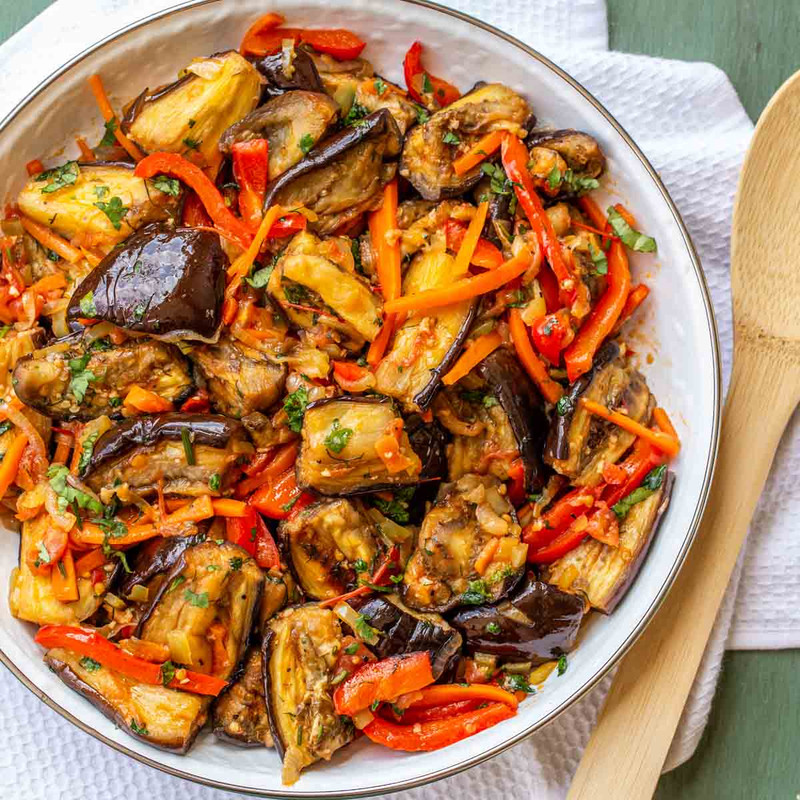 աղցան սմբուկով և գազարով