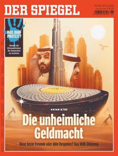 Cover: Der Spiegel Nachrichtenmagazin No 46 vom 12  November 2022
