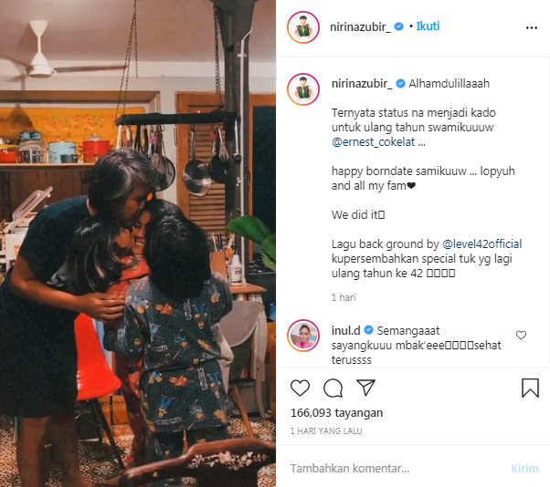 Nirina Zubir membagikan kabar kesembuhannya dari Covid-19