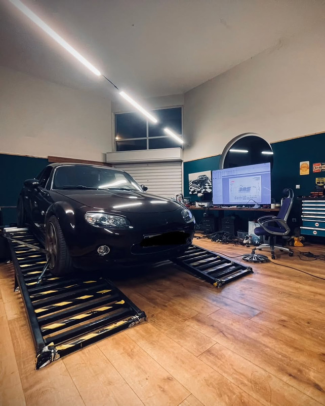 MX5 NC 1.8 Stage 1 dyno graph 150HP
