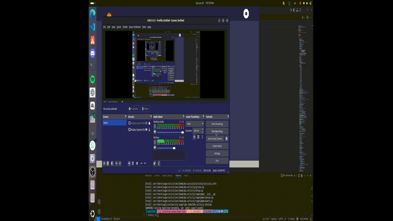 Demonstration of 3D environment. You can zoom in and out and rotate.