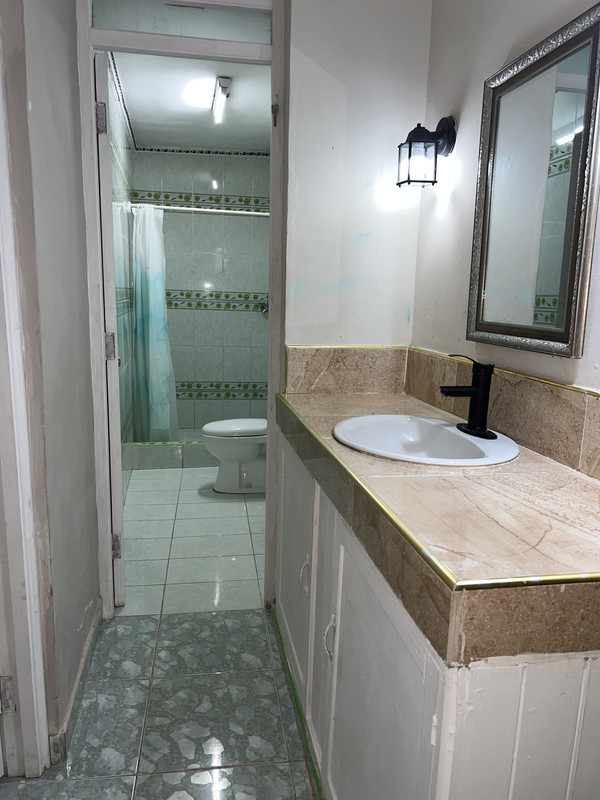 Baño privado completo con ducha y amenities en Terrazas de Bayona