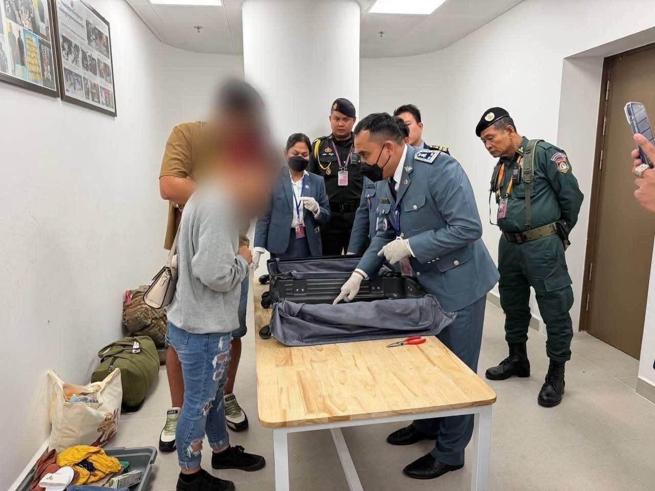foreign travelers caught smuggling cocaine into cambodia news 2026 3445566