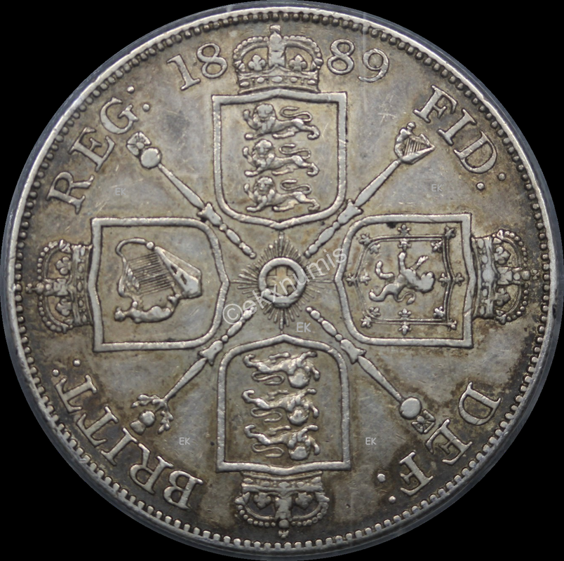 1888 Davies 543 reverse