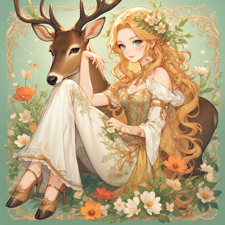 Goddess-Diana-with-a-Stag-waif-7