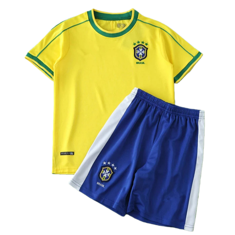 Kit local Brasil 1998 retro para niños
