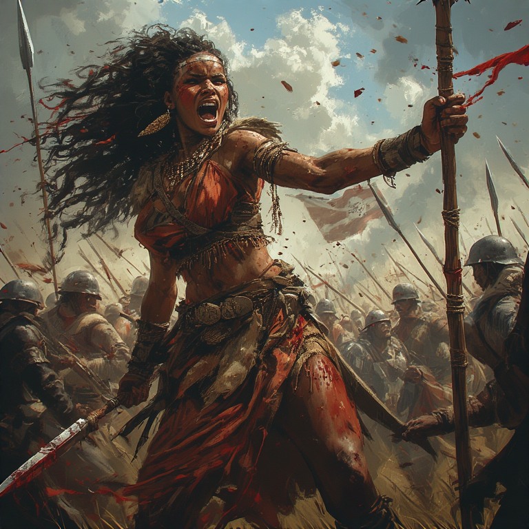 Africa-World-girl-warrior-hold-(8)