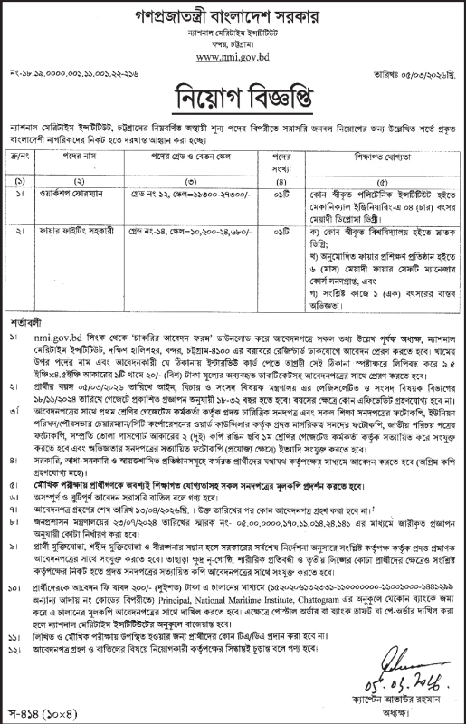NMI-Job-Circular-2026