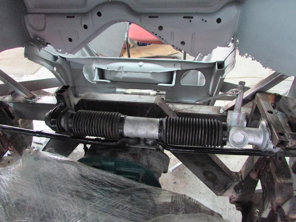 Steering rack fitted (2)