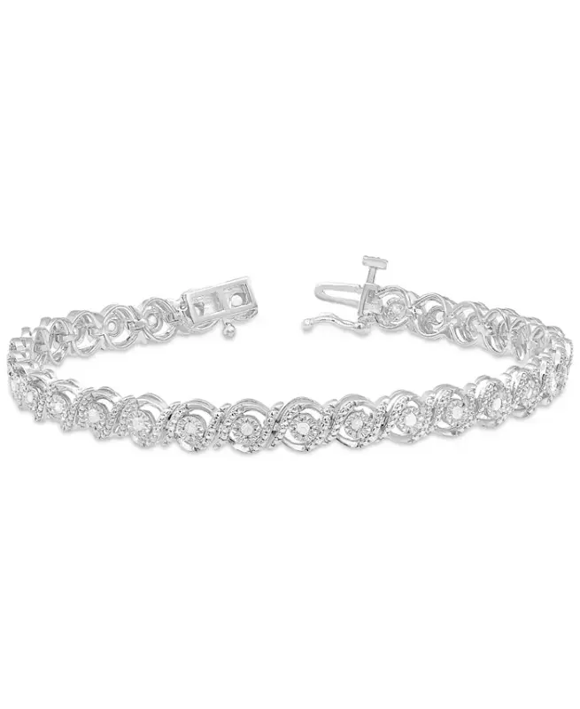Diamond Swirl Tennis Bracelet – A Steal at Just .09 (Regularly 0) on Macy’s Diamond Swirl Tennis Bracelet – A Steal at Just .09 (Regularly 0) on Macy’s