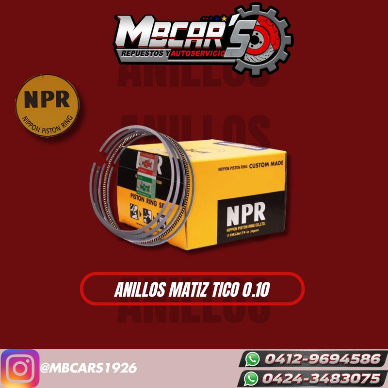 ANILLOS MATIZ TICO DAMAS 0.10