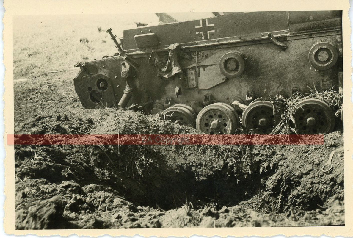 Panzer Tank Russland Kämpfe Foto.