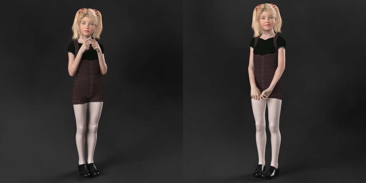 Lily Character Morph (G8F-G8.1F)