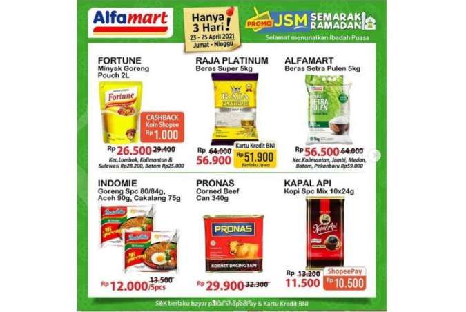 Katalog Promo Alfamart 23-25 April 2021 
