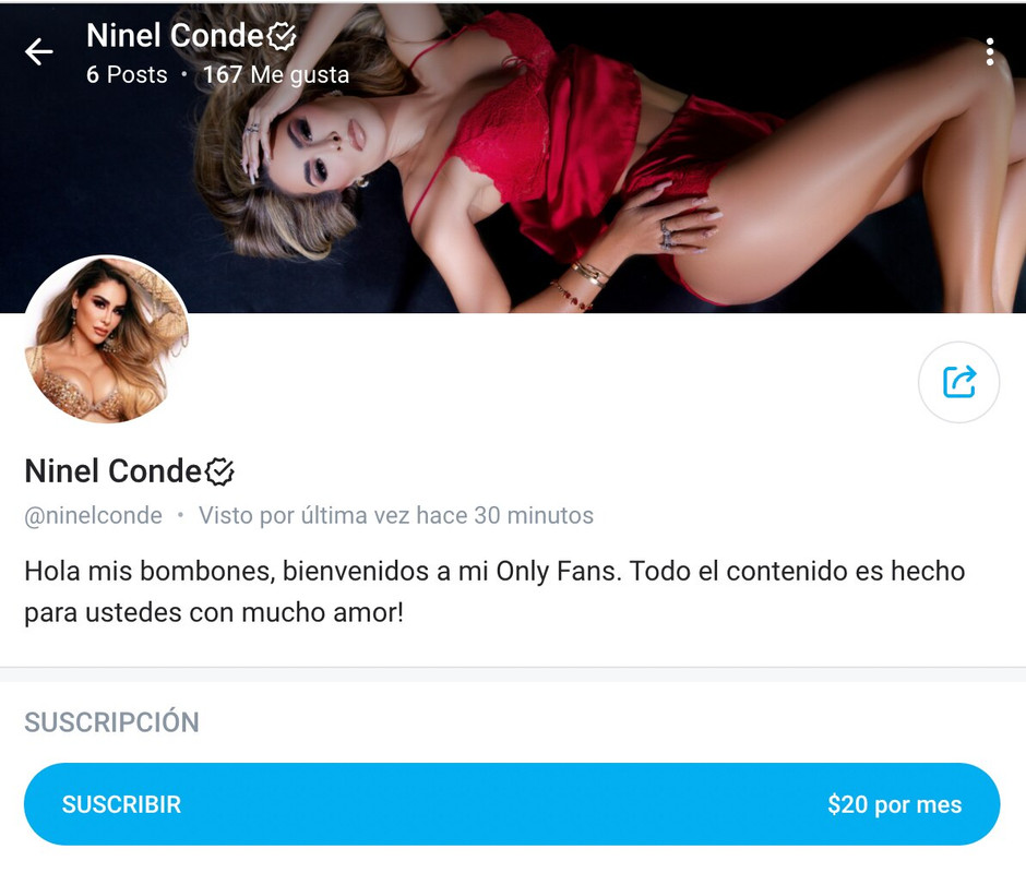 Giovanni Medina sigue a Ninel Conde en OnlyFans por esta razón
