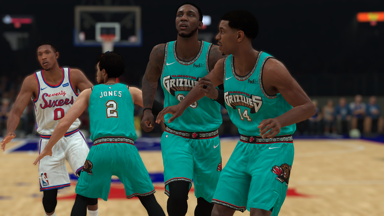 vancouver grizzlies jersey 2k19