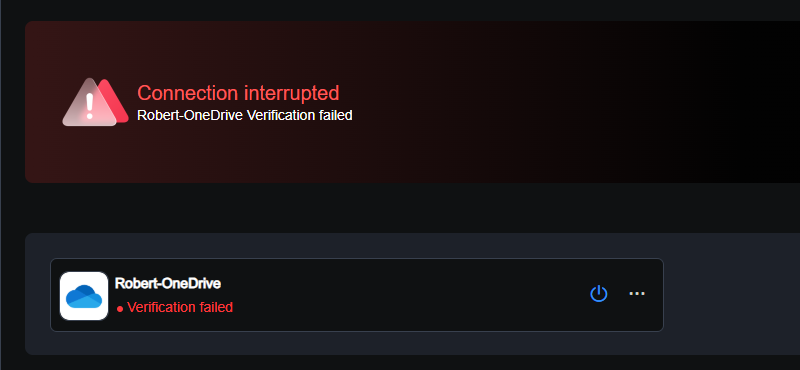 cloudsync connect error